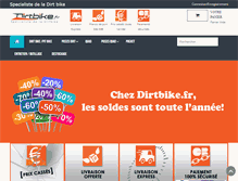 Tablet Screenshot of dirtbike.fr